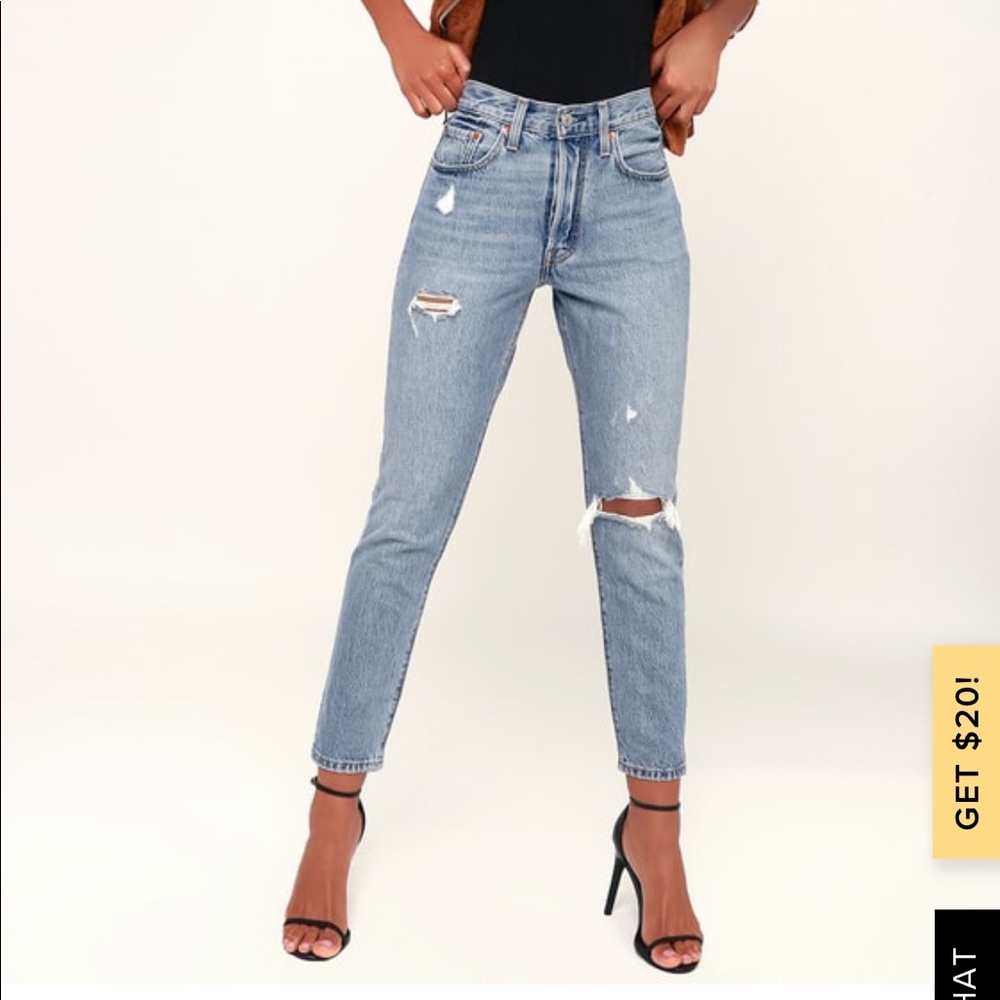 Levi’s wedgie cropped